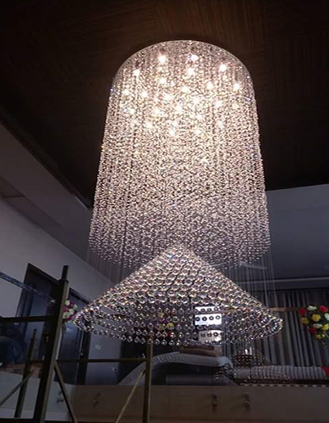 Waterfall Duplex Chandelier
