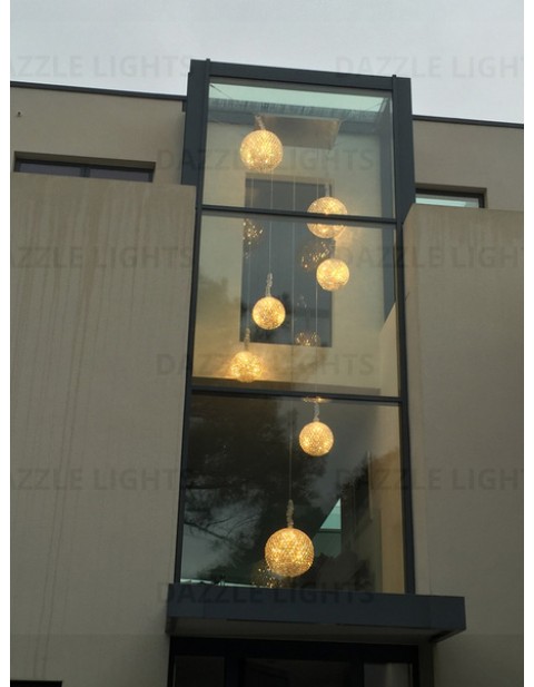 Ball Duplex Chandelier