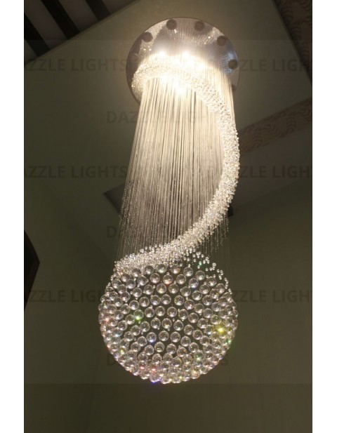 Crystal Crafted Duplex Chandelier